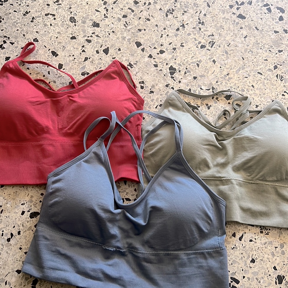 Ever cute trio sports bras